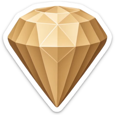 geometric rope pattern shaped like a diamond sticker