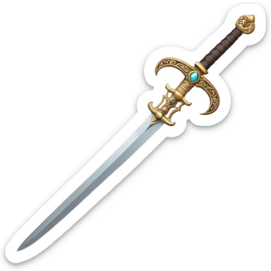 Senegalese sword sticker