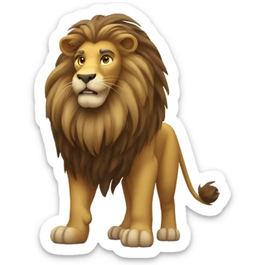 Lion sticker