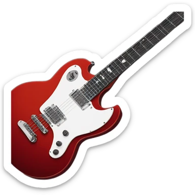 Brian May red special guitar sticker