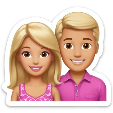 Barbie Ken sticker
