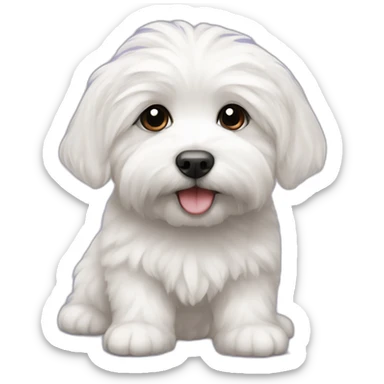 Bébé coton de tulear  sticker