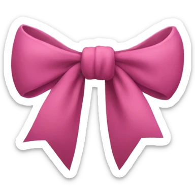 bow  sticker