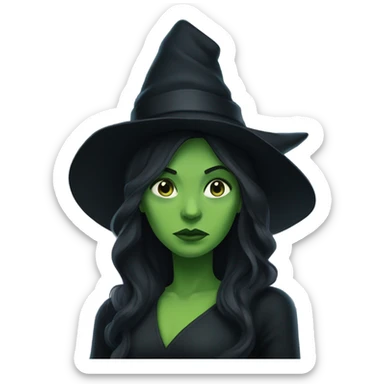 Elphaba from Wicked sticker