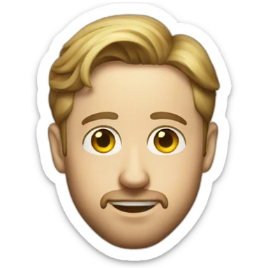 ryan gosling a ghost sticker