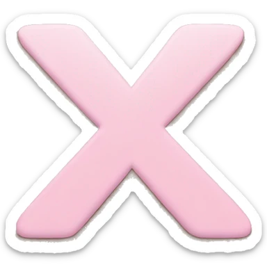 Light pink checkmark sticker