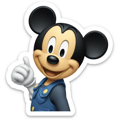mickey sticker