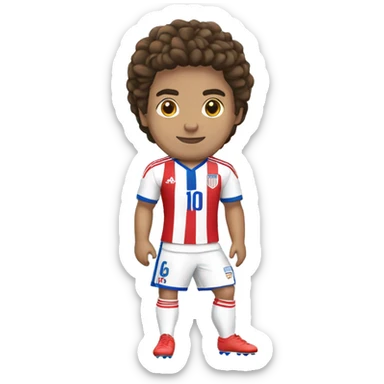 footballeur paraguay sticker