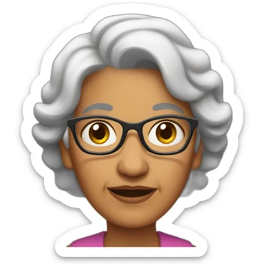 latin grandma sticker