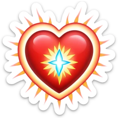 heart Spiritual energy sticker