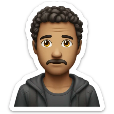 intense gaze sticker