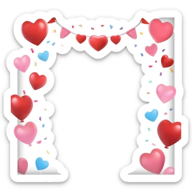 valentines heartfest sticker