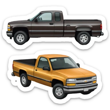 1997 Chevrolet K1500 truck sticker