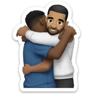  drake and xxxtentacion hugging sticker