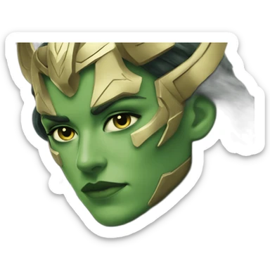 Loki valkyrie apocalypse sticker