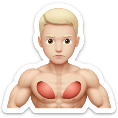 muscle mass reduction sticker