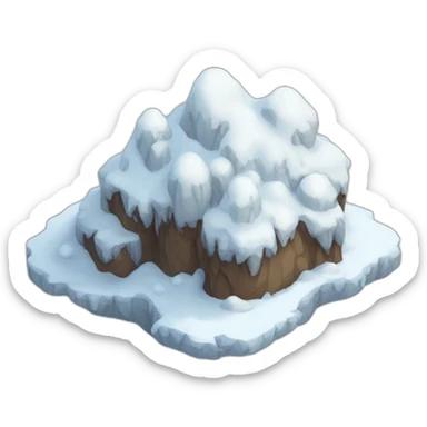 plateau neige sticker