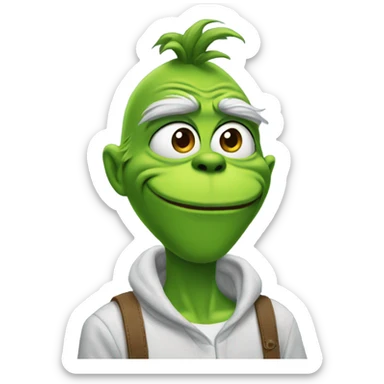 Grinchy Brooklyn sticker