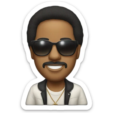 stevie wonder sticker