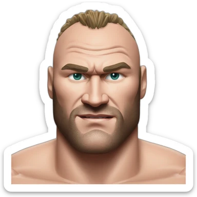 tyson fury mary francis ngannou sticker