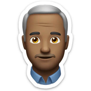 This man above me.. FISH react him!! sticker