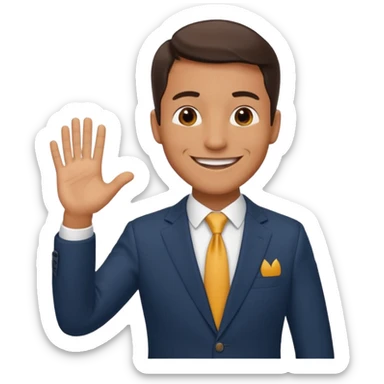 acquaintances approached, he stood, shook hands, and was easy with all of them, jovial and joking, moving between French, English, and Spanish. sticker