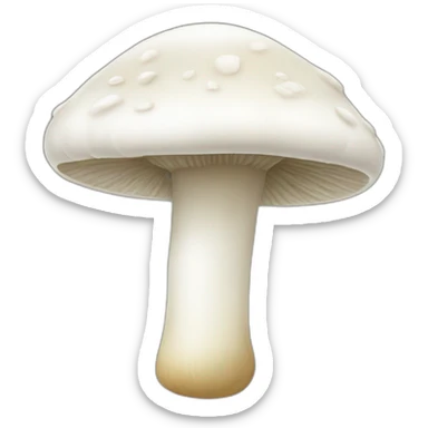 white mushroom sticker