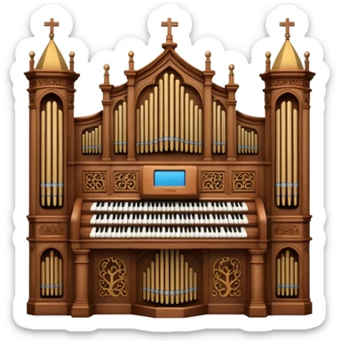 pipe organ sticker