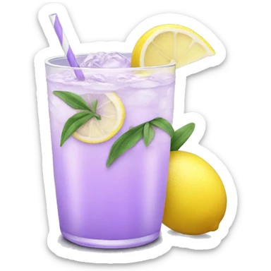 Lavender lemonade sticker