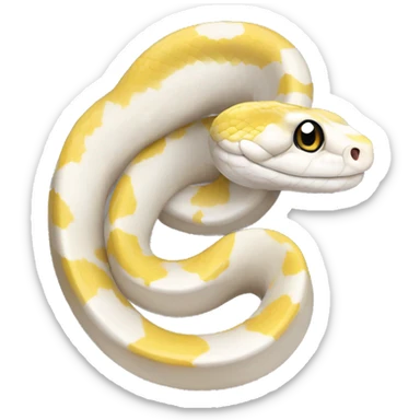 Pied python sticker