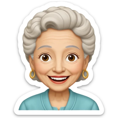 ABUELITA SONRIENDO sticker