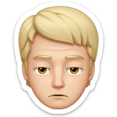 Sleepy guy named David  sticker