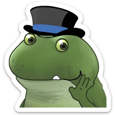 biting teeth sticker