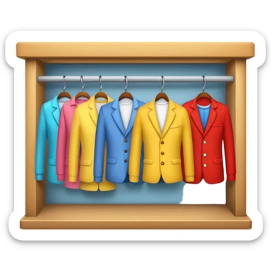 clothing store sticker