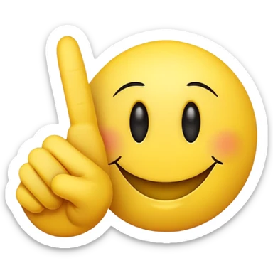 Smiley face giving the middle finger  sticker