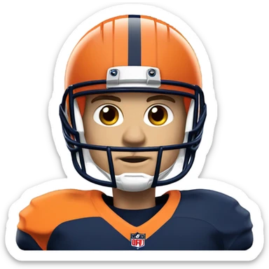 Bo Nix from the Broncos sticker