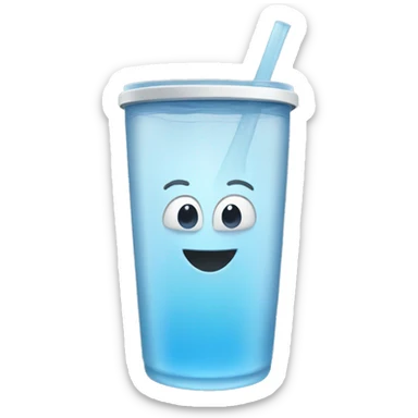 Water tumbler sticker