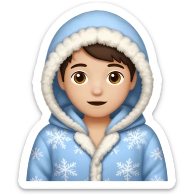 Winter Cozy Pajamas sticker