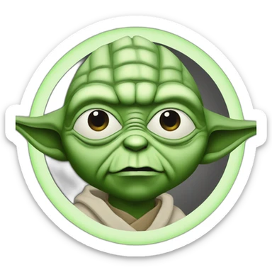 stop sign yoda sticker