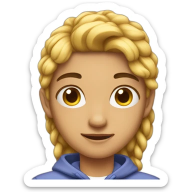 adolescente enfadada sticker