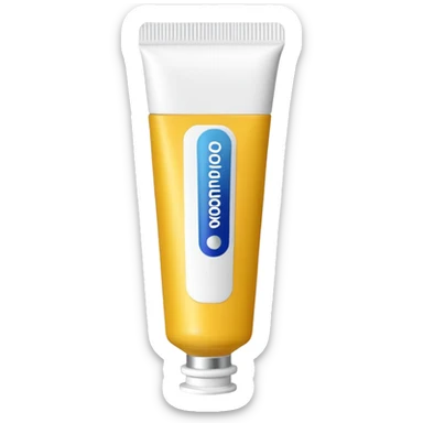 ointment tube sideways sticker