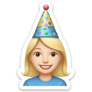 Happy & celebrating emoji sticker