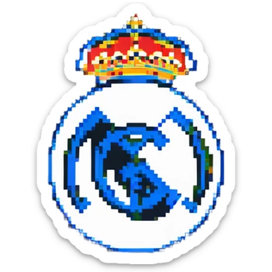 Real Madrid logo sticker