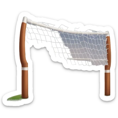 American Football goalposts  sticker