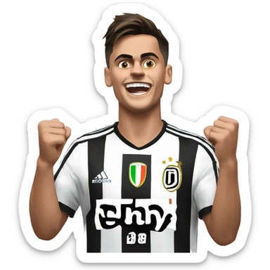 Paulo Dybala celebración sticker