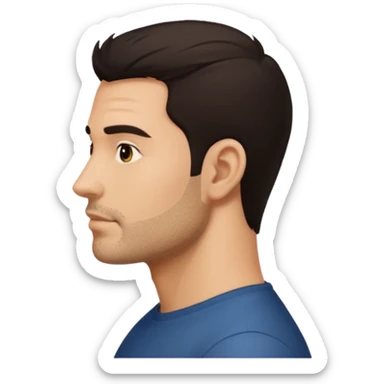 padre de perfil sticker