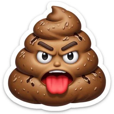 💩+🤬 sticker