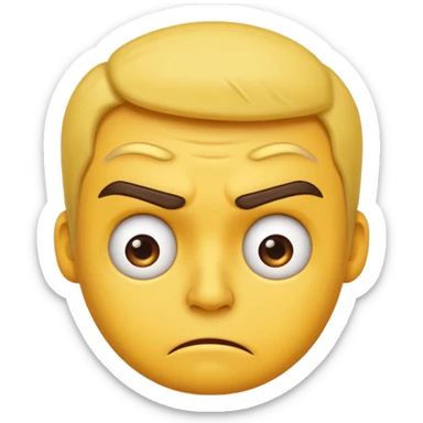 annoyed -  an emoji for the emoji keyboard  sticker