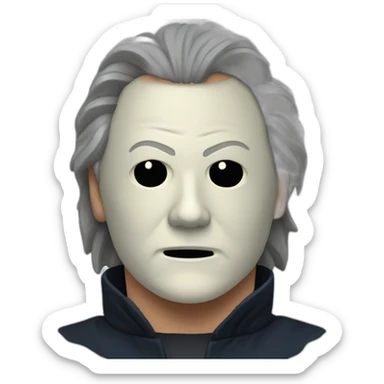 Michael myers couteau sticker