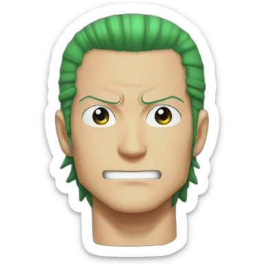 roronoa zoro One piece sticker